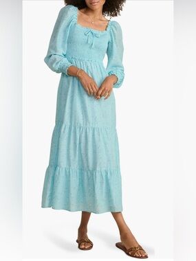 vineyard vines
Long Sleeve
Smocked Midi
Dress